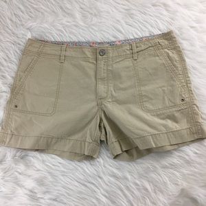 Plus Size Levi Khaki Shorts